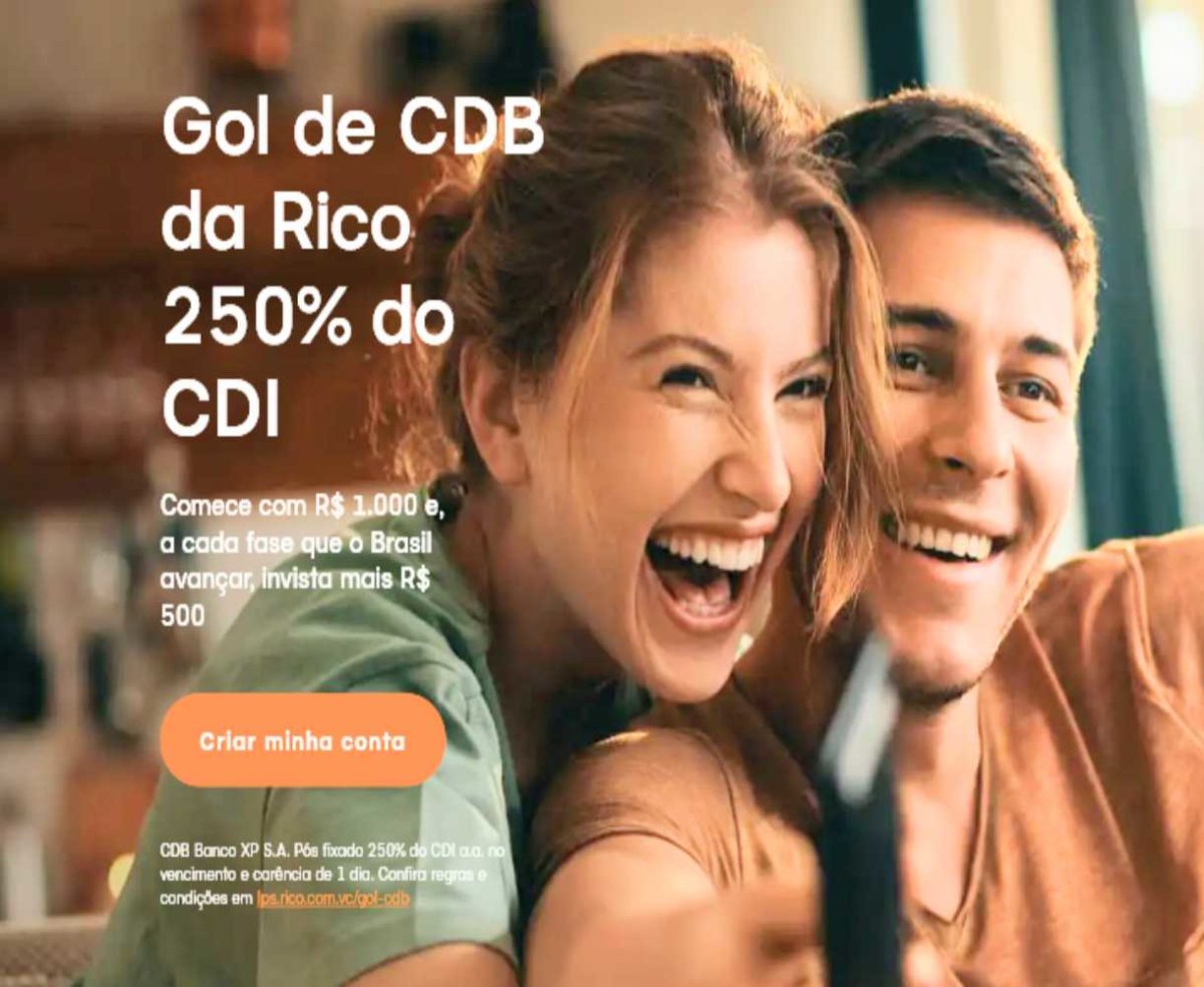 CDB de 200 % , corretora Rico, Rico, investimento, CDB, CDI, corretora, Banco